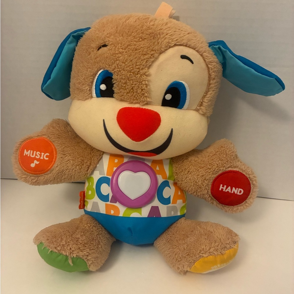 FISHER PRICE Laugh And Learn Smart Stages Interactive Puppy Dog Plush Toy 2017